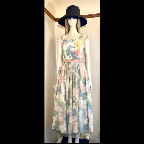 ROTHSCHILD - San Francisco Vintage Floral Dress Sz 8 - Picture 11 of 15